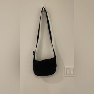 Baggu Small Black Nylon Crescent Bag